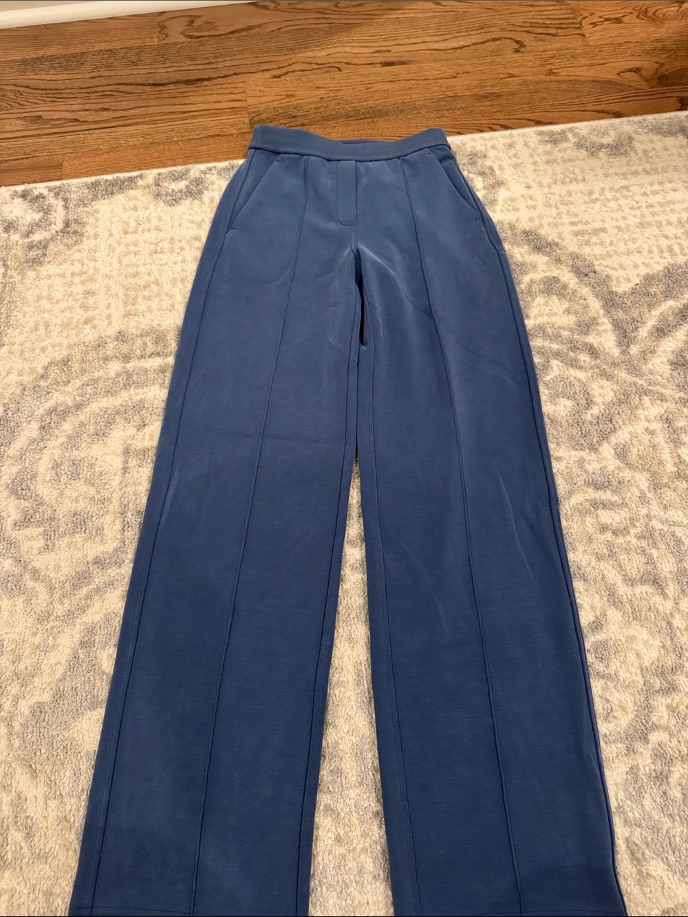 lululemon athletica Wide-Leg Pull-On Pants — Deep Blue